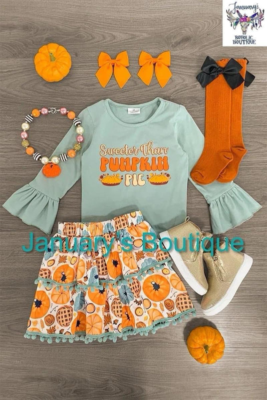 Thanksgiving day kids Wholesale clothing set