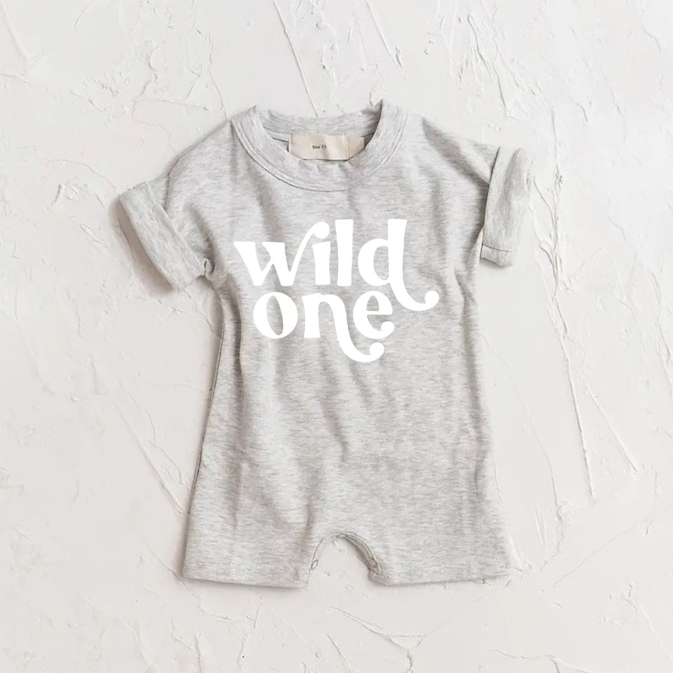 Toddle baby boy short sleeve romper
