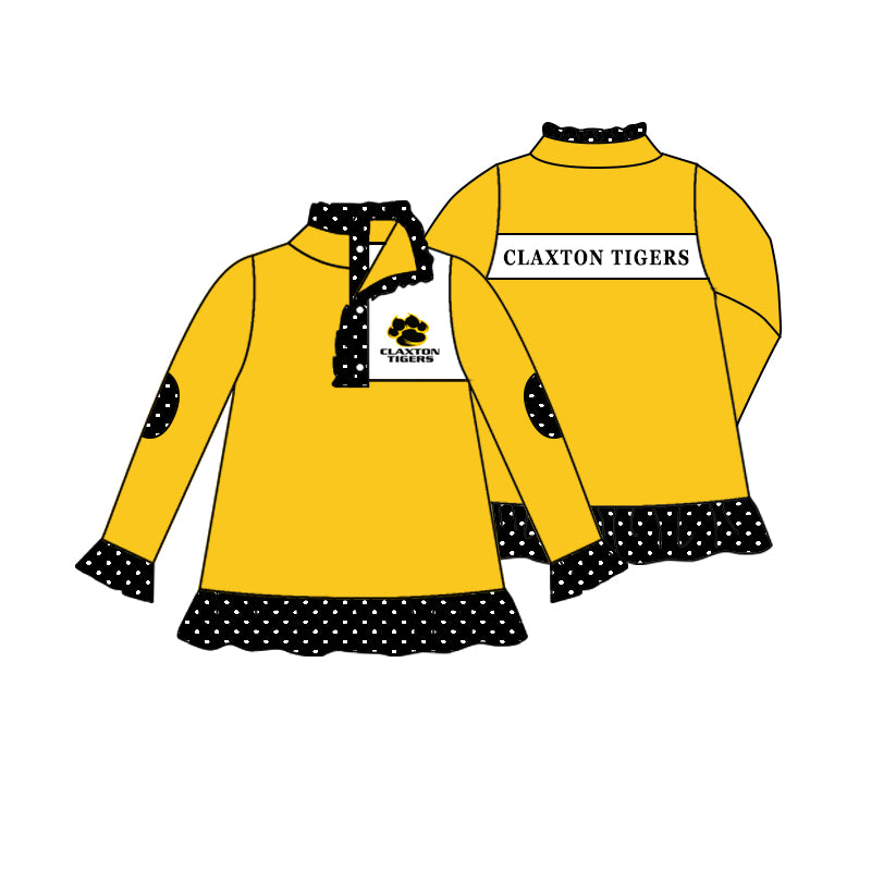 baby girl long sleeve team  pullover