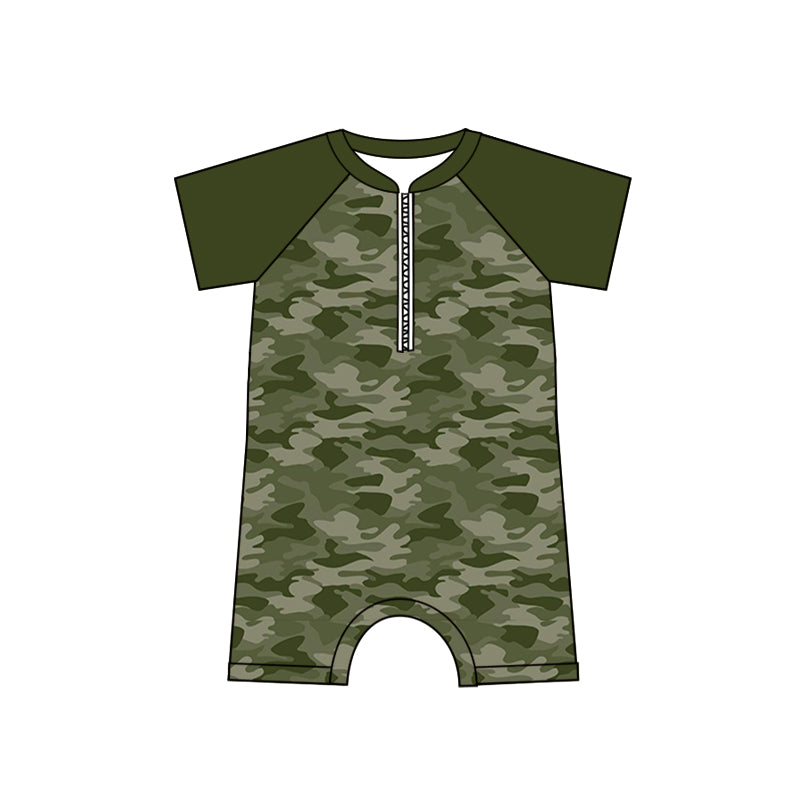 baby boy one piece camo summer bathing suit
