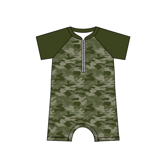 baby boy one piece camo summer bathing suit