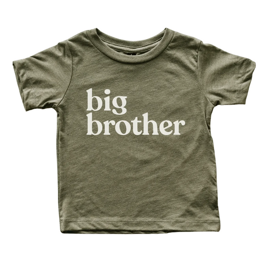 big brother short sleeve baby boy shirt