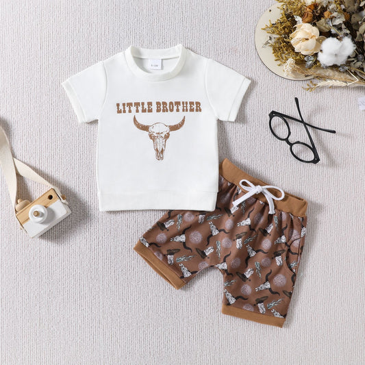 little brother cowboy clothing set
