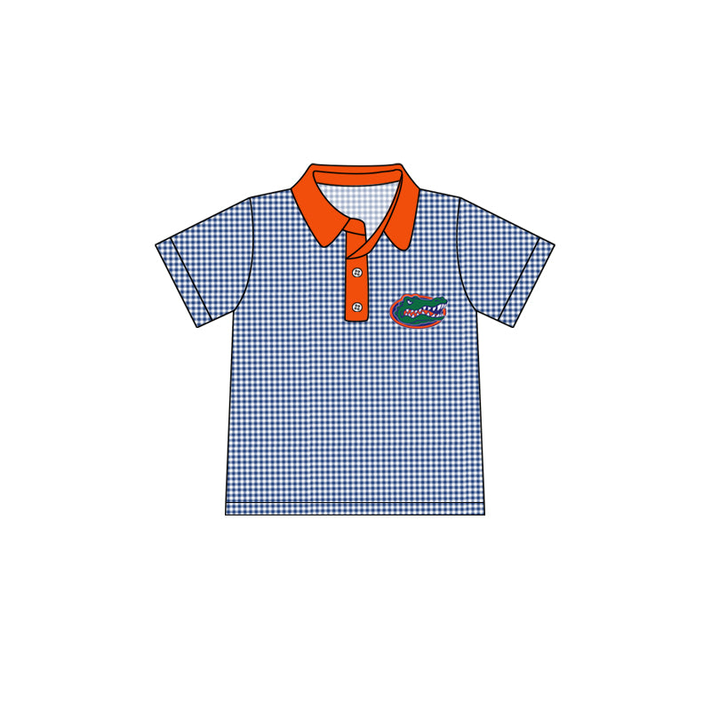 baby boy custom team crocodile shirt