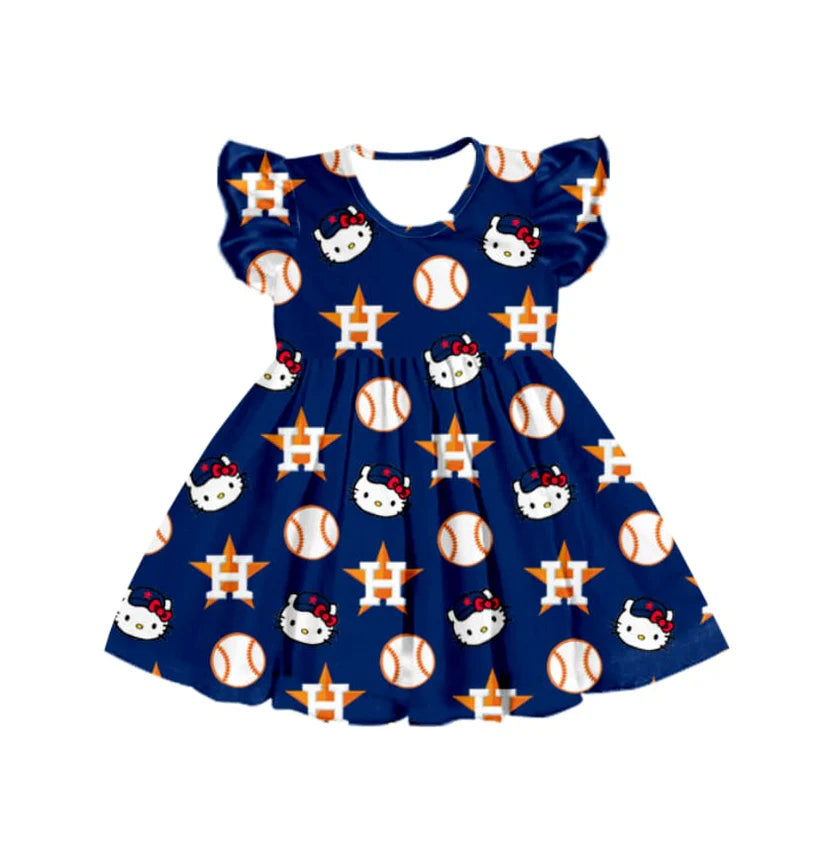 Toddle girls wholesale custom team dress