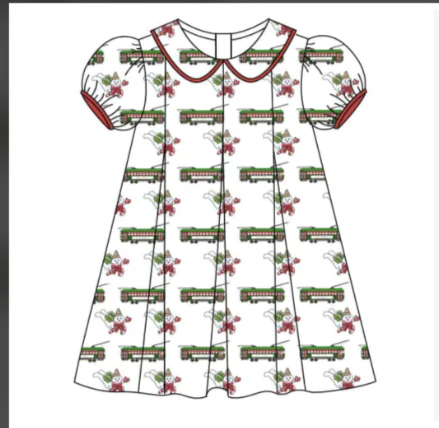 toddle girls Christmas design dress