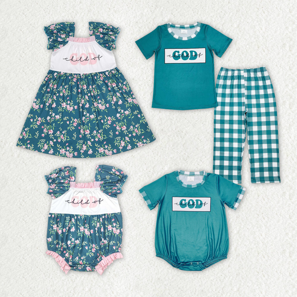 Child of God sister brother matching sibling clothes