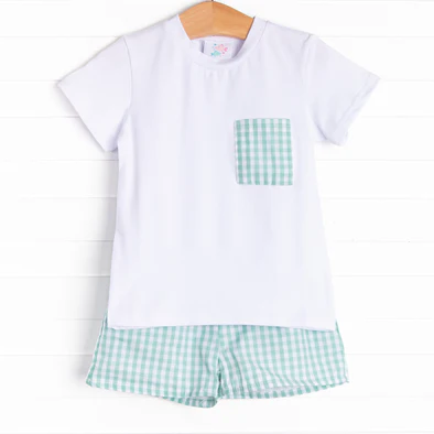 wholesale boy summer short outfit