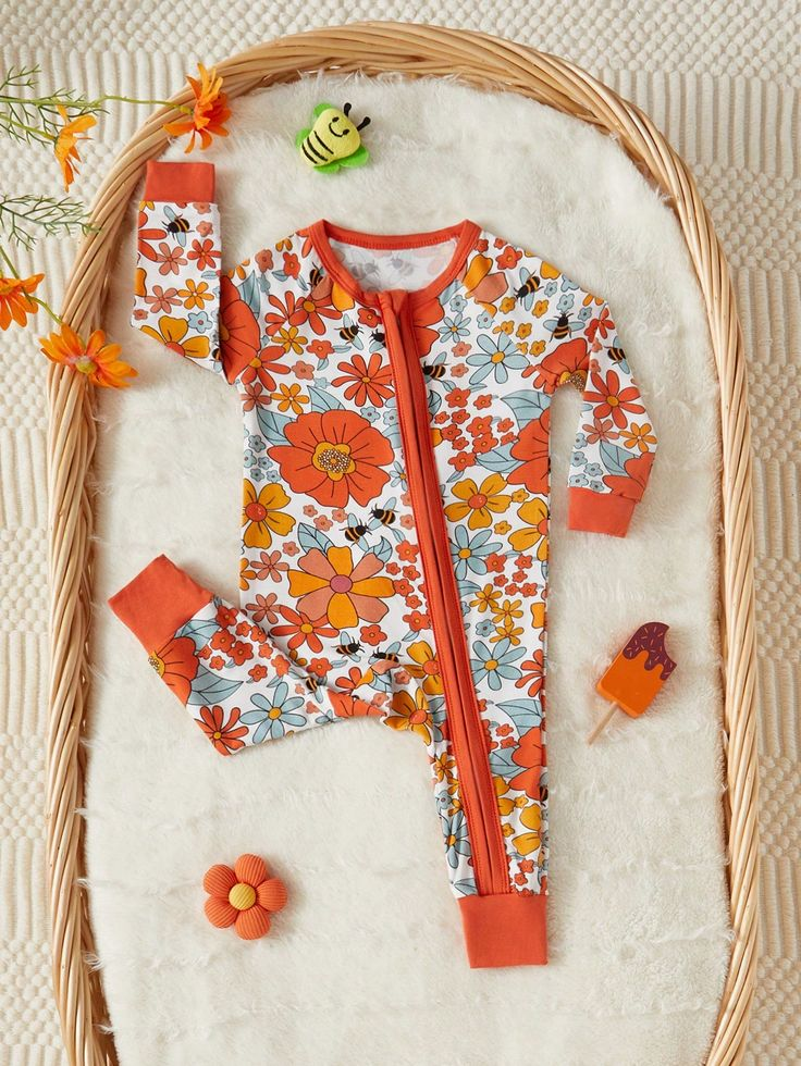 Toddle kids spring fall long sleeve zip romper