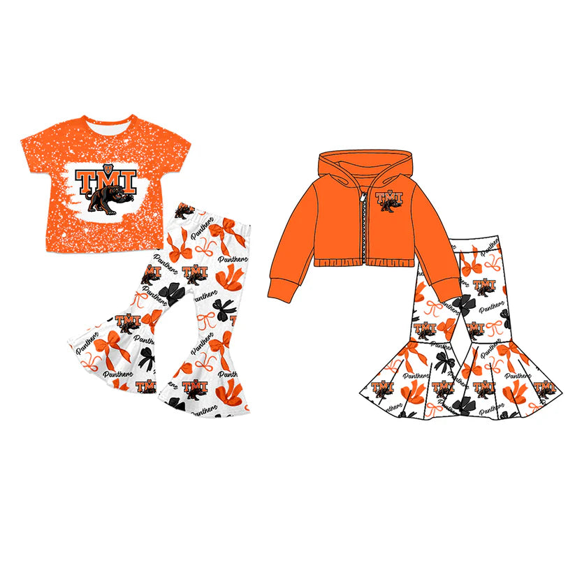 Toddle kids custom college team design matching outfit