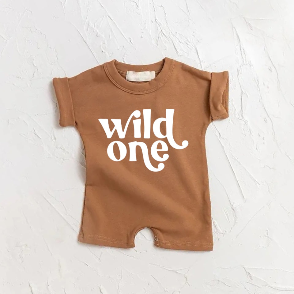 Toddle baby boy short sleeve romper