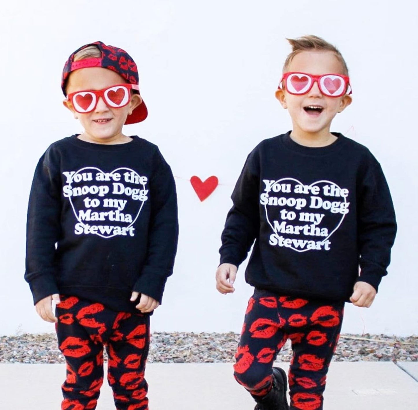 baby boy long sleeve valentines day heart outfit