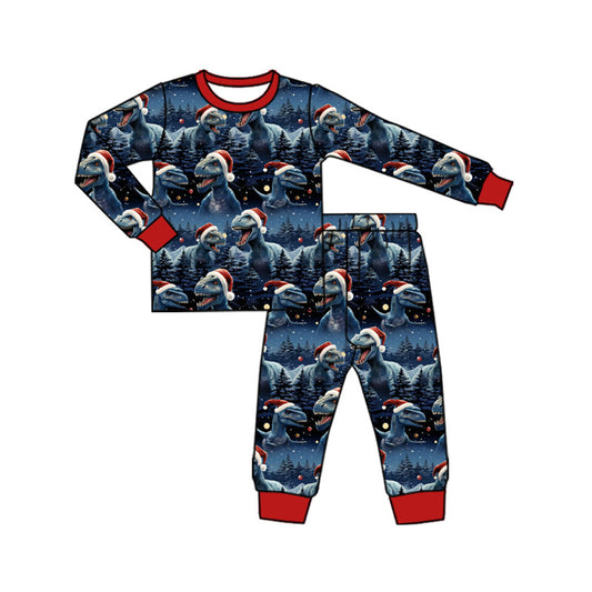 Kids Christmas design long sleeve outfit