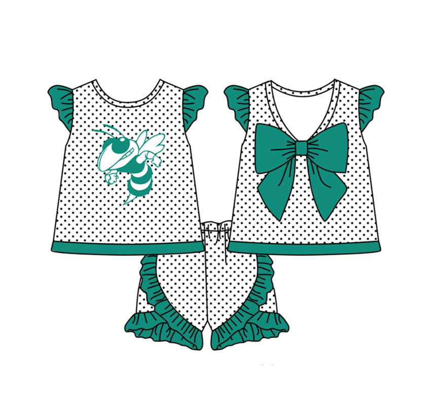 baby girls paw team design outfit