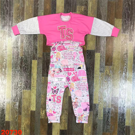baby  girls  country singer top matching jumpsuit  outfit