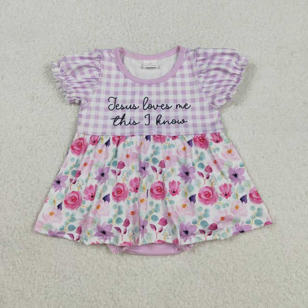 Girls  jesus loves me top matching pants outfit
