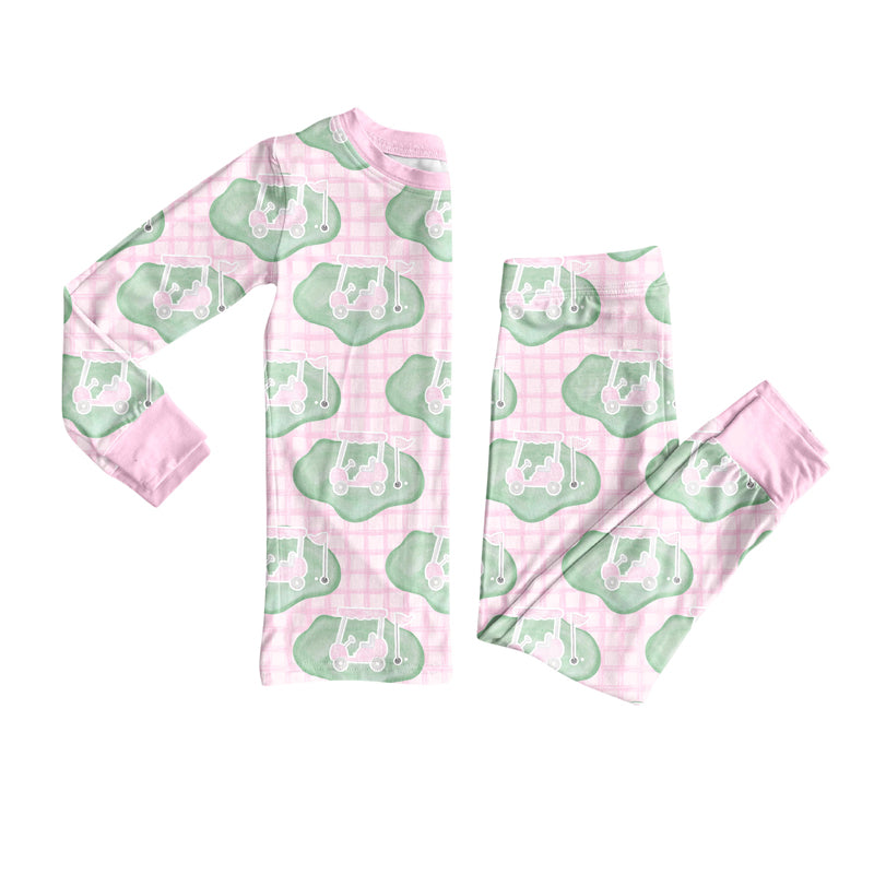 Toddle kids girls golf design matching design outfit