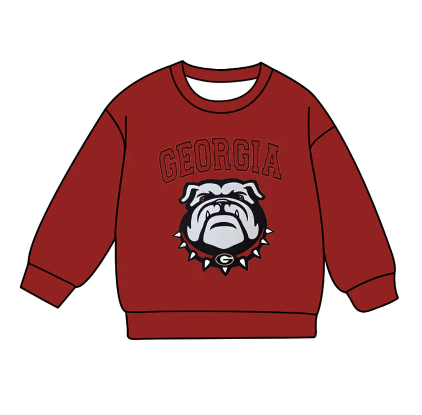 baby boy long sleeve custom team shirt