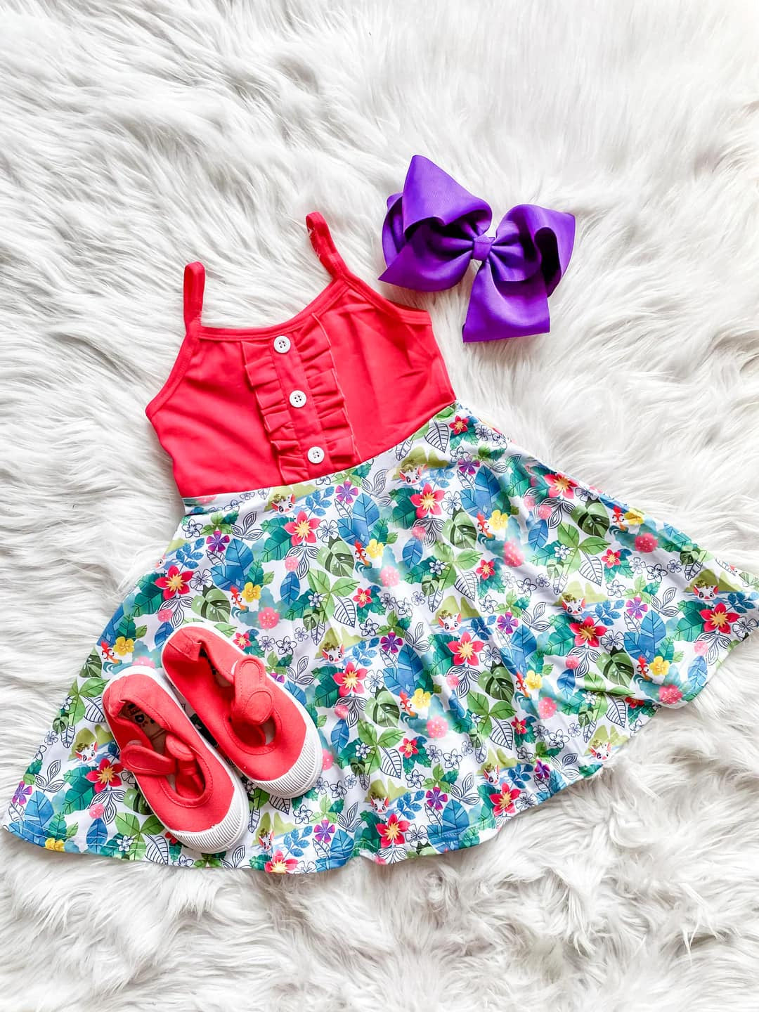 Baby girl  floral boutique dress