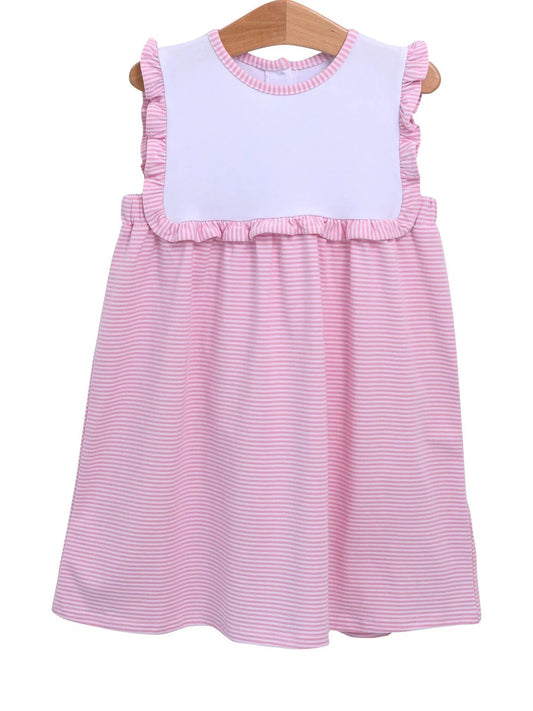 toddle baby girls pink stripes dress