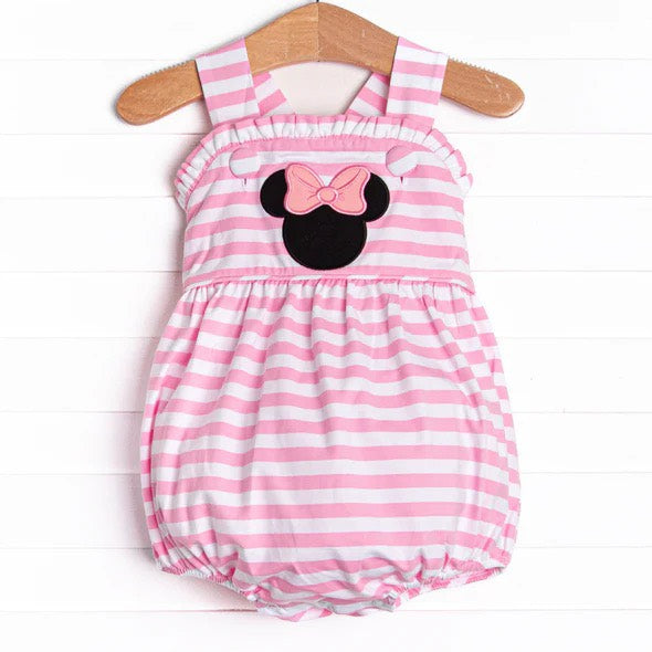 toddle baby wholesale pink stripes romper