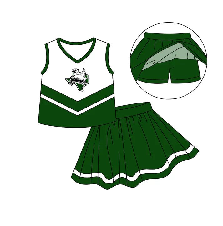 Baby girls custom team cheer outfit add shorts