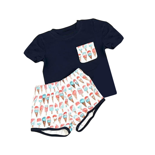 baby  boy summer popsicle clothes