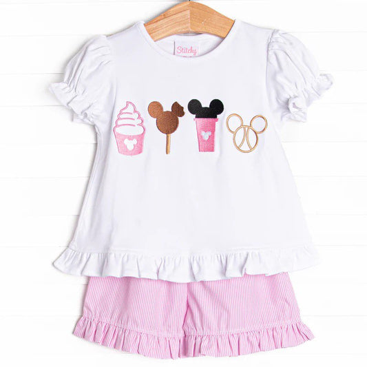 infant baby girl cartoon clothing set  deadline may 19th