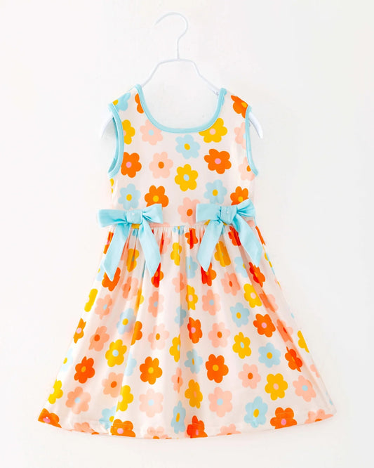 wholesale girls floral boutique dress