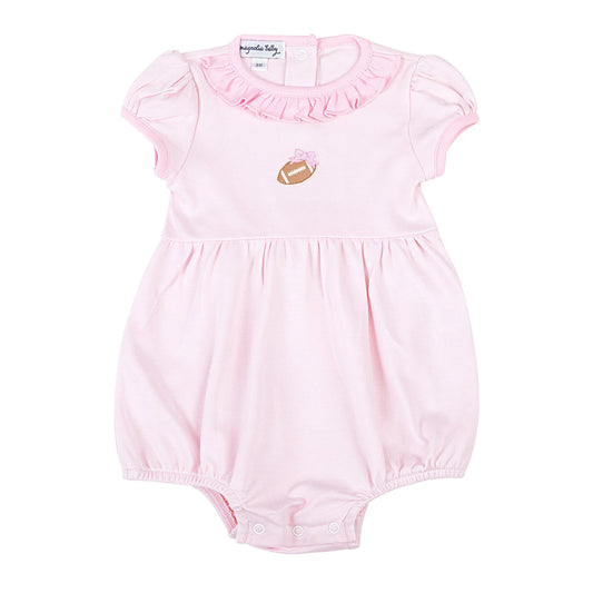 infant baby girls football romper