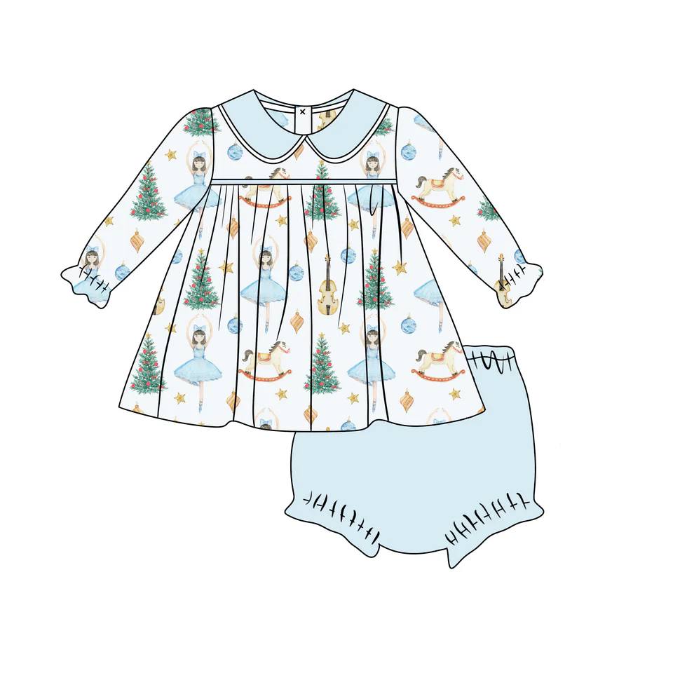 toddle girls boutique bummies set