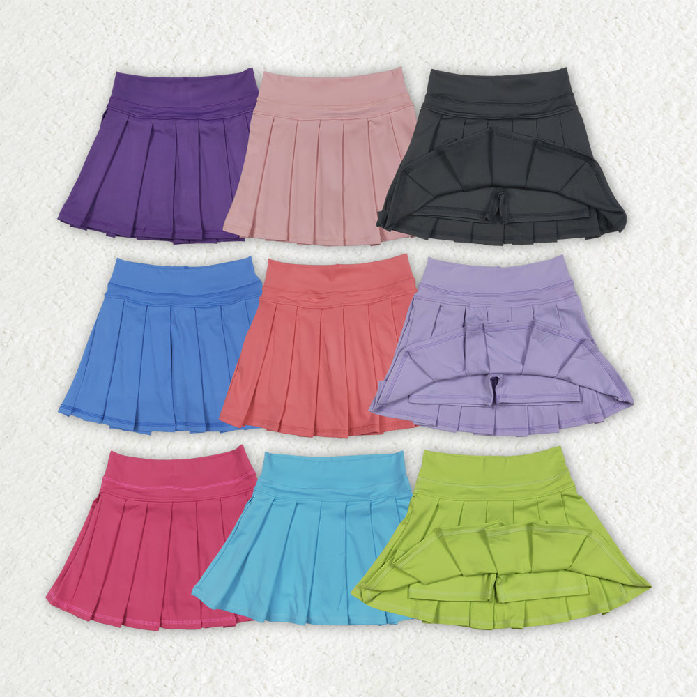 Toddle baby girls purple yoga shorts skirt