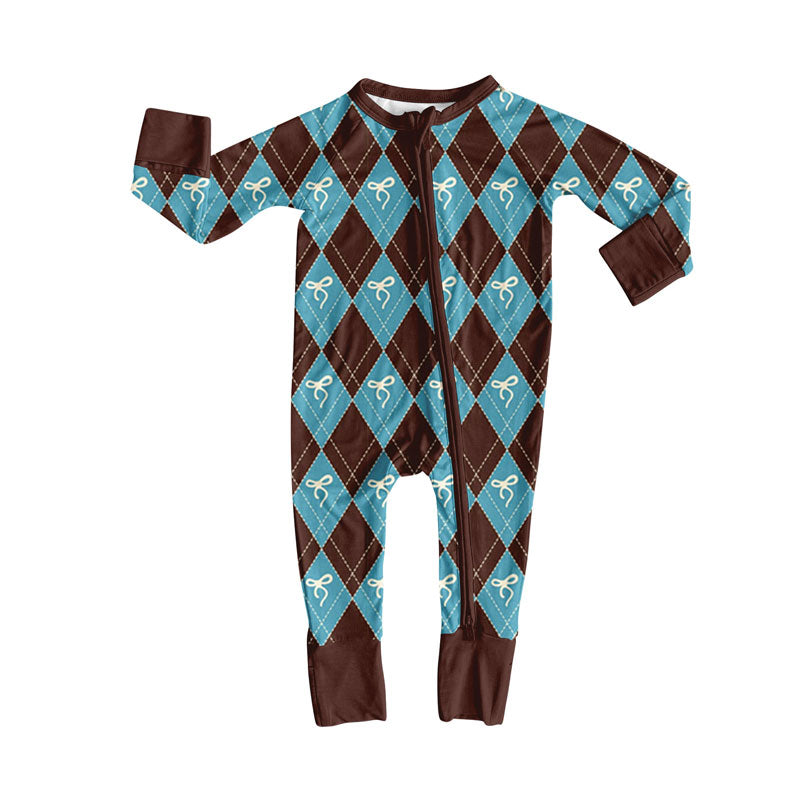Toddle baby bow design long sleeve romper wholesale factory price
