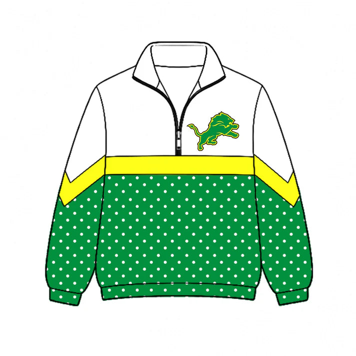 Kids team style long sleeve pullover top