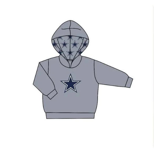 baby boy custom team design hoodie top