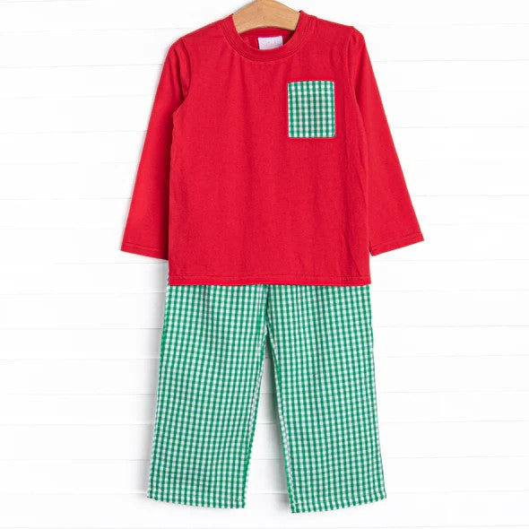 Baby Boy Wholelsale Christmas Holiday Clothing Set