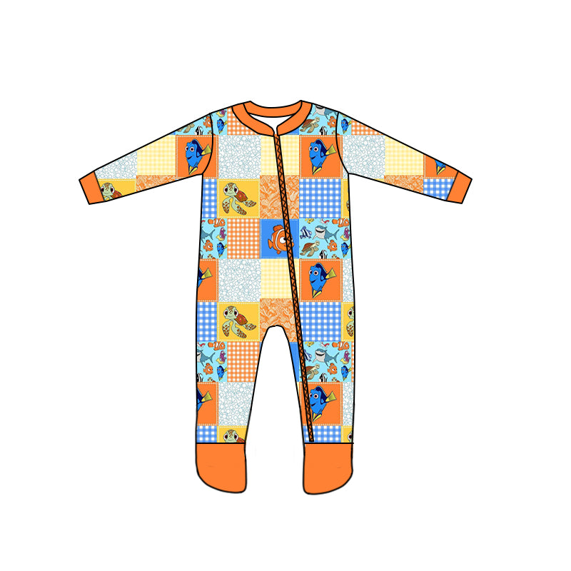 Toddle girls long sleeve zip romper