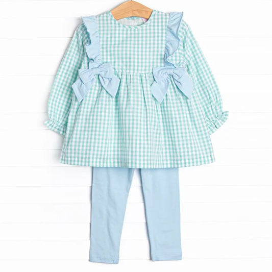 Infant baby girls spring fall boutique clothing set