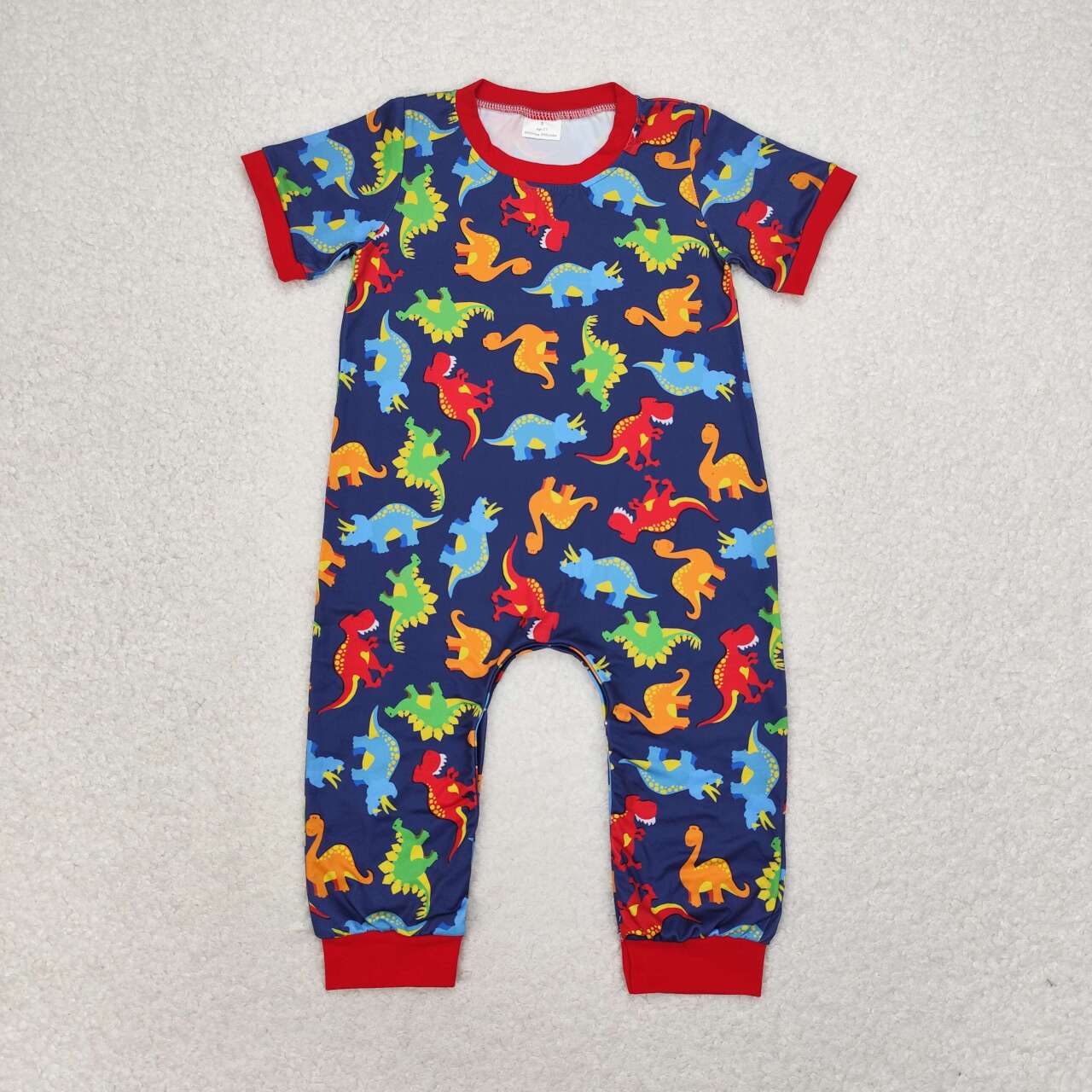 baby boy brother dinosaur animal print clothing set