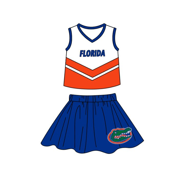 Baby girls custom team cheer outfit