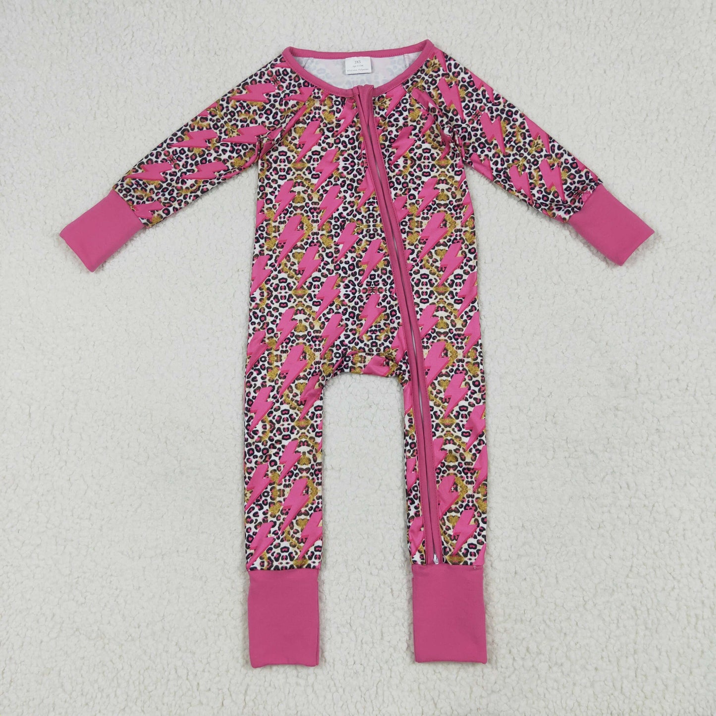 Toddle girls leopard long sleeve pajama set sibling set