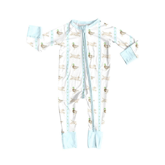 Toddle baby duck dog long sleeve romper wholesale factory price