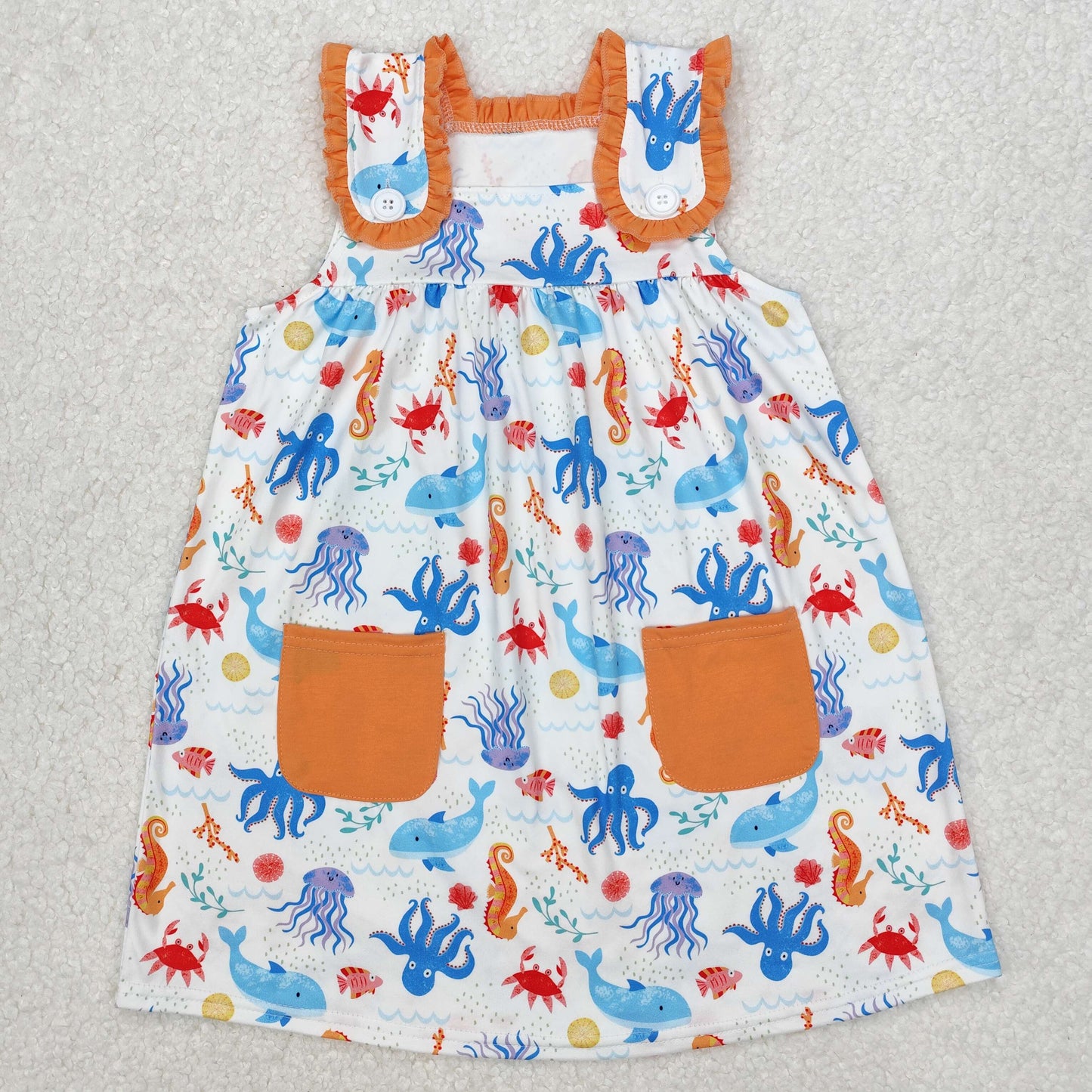 Toddle baby boy sea animal summer outfit