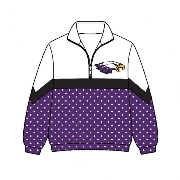 Kids team style long sleeve pullover top