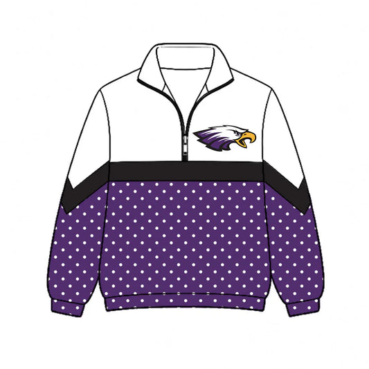 Kids team style long sleeve pullover top