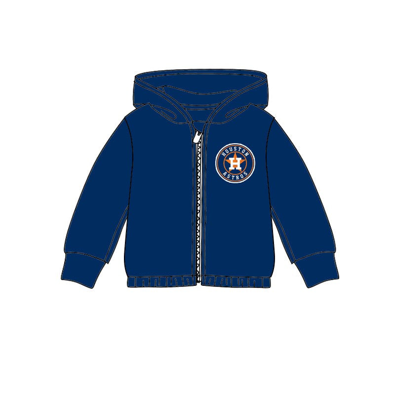 baby boy long sleeve custom team hoodie top