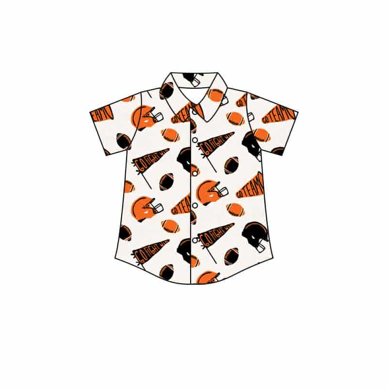 Kids short sleeve button shirt