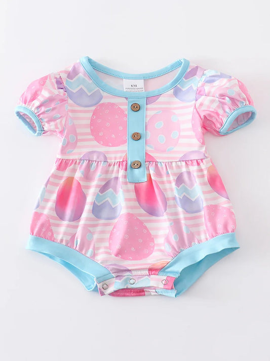 baby girl Easter egg romper