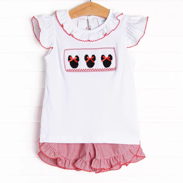 Baby girls custom cartoon design summer clothes