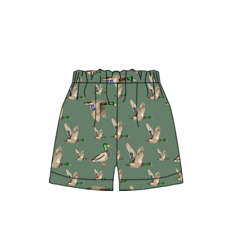 toddle baby boy mallard duck shorts